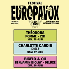Europavox 2026 - Pass 1 Jour - Dimanche